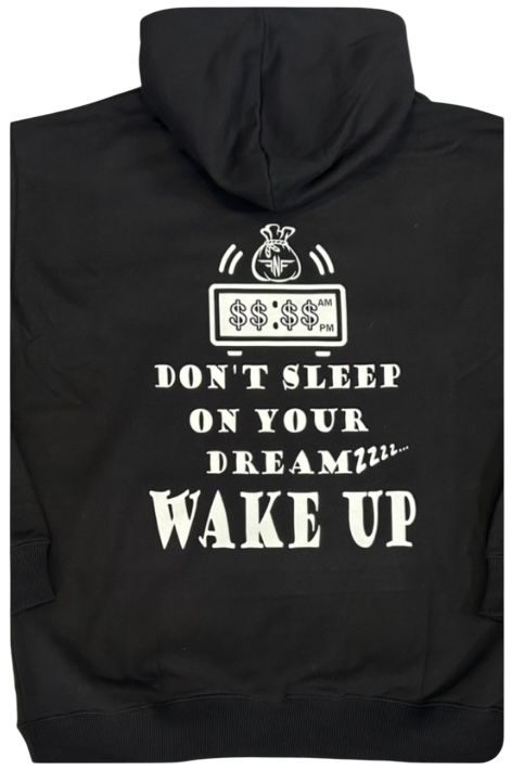 wake up hoodie